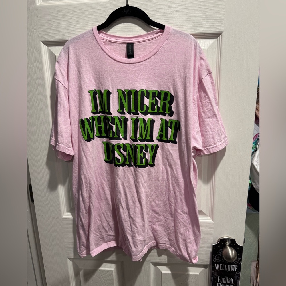 I’m Nicer When I’m at Disney Shirt Size XL